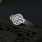 Rotating Coin Ring - For Good Fortune and Wealth Attraction
